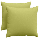 Poduszki na sofę 2 pcs Jasnozielony 50 x 50 cm tkanina