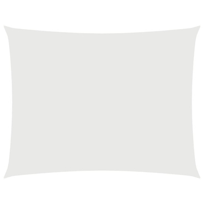 Prostokątny żagiel ogrodowy, tkanina Oxford, 4x5 m, biały