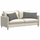 Poduszki na sofę 2 pcs Ciemnoszary 80 x 40 cm tkanina