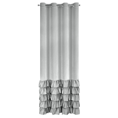 Zasłona Dani srebrna 140x250