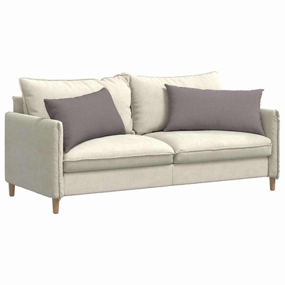 Poduszki na sofę 2 pcs Ciemnoszary 80 x 40 cm tkanina