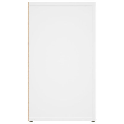 vidaXL Komoda, biała, 80x30x54 cm, materiał drewnopochodny