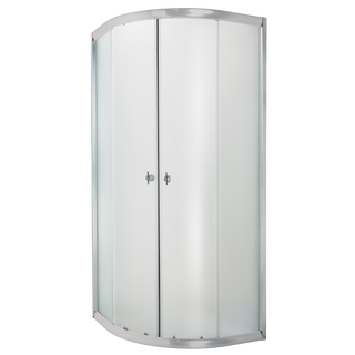 Kabina natrysk. półokr.marbella 80x80  pr.chrom szkło mrożone AK-46-181-O Invena