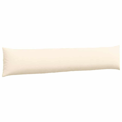 Poduszki na sofę 2 pcs Kremowy 200 x 40 cm Tkanina sztruksowa