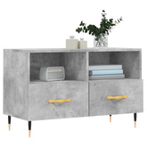 vidaXL Szafka pod TV, szarość betonu, 80x36x50 cm wariant 4