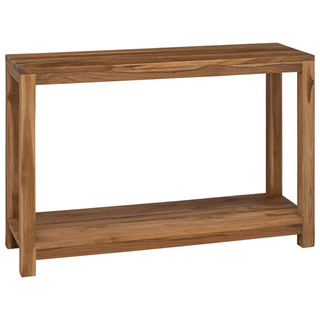 Konsola naturalny 110 x 35 x 75 cm Lite drewno teakowe