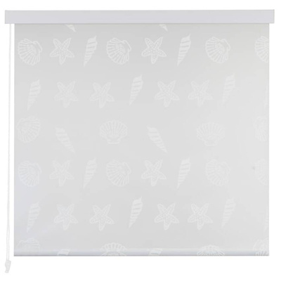 vidaXL Roleta prysznicowa 100 x 240 cm, wzór w rozgwiazdy