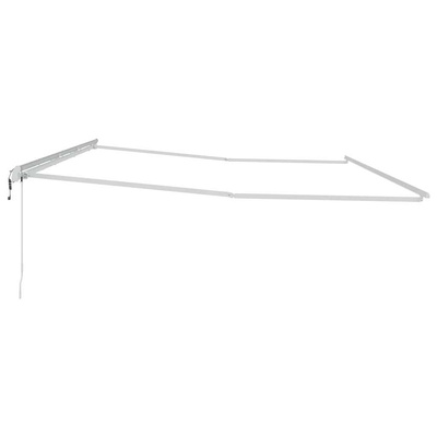 Rama markizy Biały 600 × 350 cm Aluminium