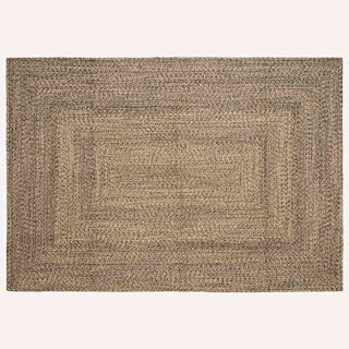 Dywany pokojowe Naturalny i czarny 240 x 340 cm Juta