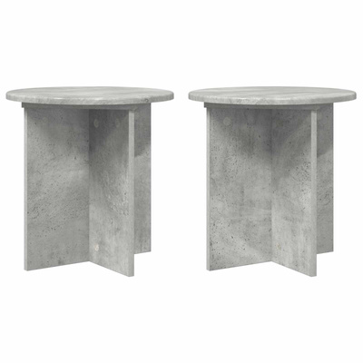 Stojak na rośliny 2 pcs Betonowy szary 40 x 40 x 40 cm