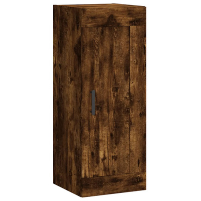 vidaXL Szafka wisząca, przydymiony dąb, 34,5x34x90 cm model standard