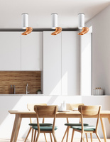 Lampa sufitowa tuba biało‑złota metalowa GU10 natynkowa Candellux