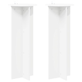 Stojak na rośliny 2 pcs Biały ?40 x 100 cm Drewno inżynieryjne
