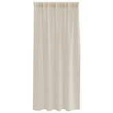 Firany Voile z zasłonami 2 pcs piaskowy 175 x 140 cm Poliester