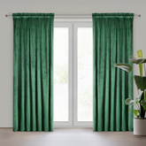 Zasłona Pierre ciemnozielona 140x300