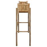 Doniczka ogrodowa z uchwytem Naturalny 100 x 38 x 114 cm Bambus
