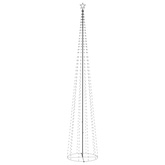 vidaXL Choinka stożkowa, 752 niebieskich lampek LED, 160x500 cm