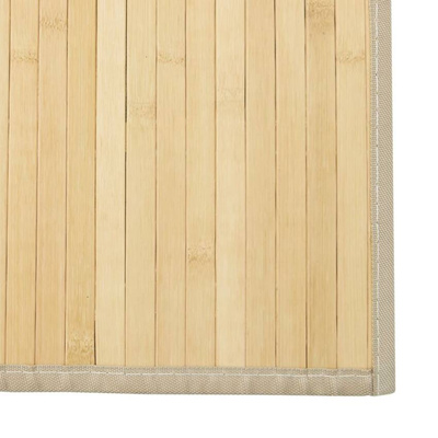 vidaXL Dywan prostokątny, jasny naturalny, 100x500 cm, bambusowy