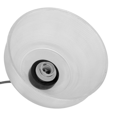 Lampa wisząca 27cm szklana/czarny kabel Liverpool Ledea 50101286
