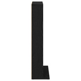 Kabinet na płyty CD 2 szt. Czarny dąb 33 x 23,5 x 97,5 cm