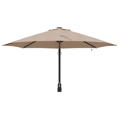 Parasolka ogrodowa Ze LED Lights Ciemnoszary 248 x 248 x 148 cm