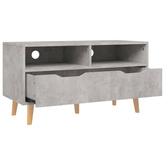 vidaXL Szafka pod TV, szarość betonu, 90x40x48,5 cm