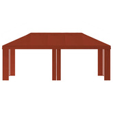 Pokrycie altany 6 x 3 m terakota Poliester 190 gsm