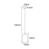 Lampa wisząca K-5750 z serii SILVA