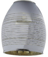 Klosz szklany lustrzany malowany E14 do lamp Milton 71-64202