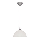 Lampa wisząca Sugar szklana pojedyncza do kuchni nad stół chromowo-srebrna
