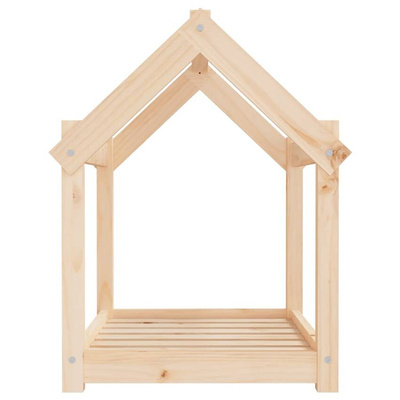 vidaXL Legowisko dla psa, 71x55x70 cm, lite drewno sosnowe