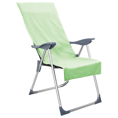 Ręczniki do Krzeseł na Zewnątrz 2 pcs Zielony 130 x 60 cm