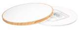 TENS lampa sufitowa plafon drew. 48W LED 3000/4000/6000K 59cm klosz biały, pilot