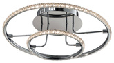 Lampa sufitowa okrągła LED chrom plafon 36W 3000K Adel Candellux 98-69634