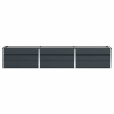 Donica Antracyt 240 x 80 x 45 cm Stal