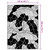 vidaXL Dywan zewnętrzny, zielony, 140x200 cm, PP model standard