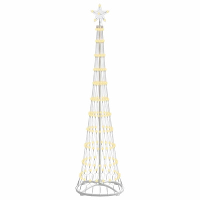 Choinka świąteczna LED Ciepła biel 51 x 51 x 190 cm Metal