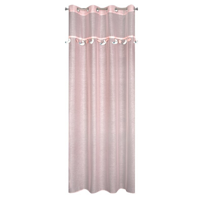 Firana Moon różowa 140x250