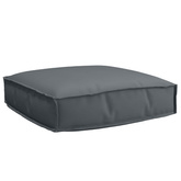 Poduszka Antracyt 60 x 60 x 12 cm Materiał Oxford