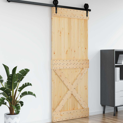 Drzwi Cross NARVIK 95x210cm Lite Drewno Sosnowe (Nieobrobione)