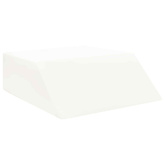 Poduszka na nogi Gładki Szary 63 x 52 x 19 cm Pianka PU