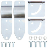 Wypukłe lustro drogowe, czarne, ?45 cm, poliwęglan