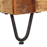 vidaXL Szafka pod TV, 110x30x40 cm, lite drewno mango