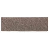 Maty na schody samoprzylepne 15 szt. 65x21x4 cm beżowe prostokątne krawędzie