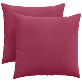 Poduszki na sofę 2 pcs Czerwone wino 45 x 45 cm