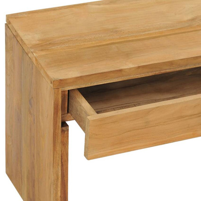 vidaXL Szafka pod TV, 100x35x45 cm, lite drewno tekowe