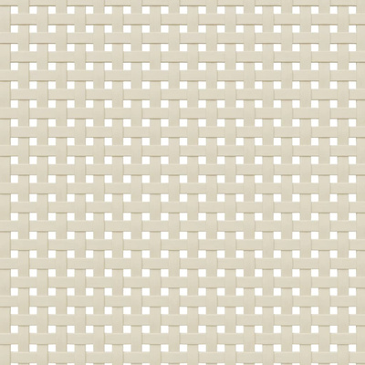 Szafka nocna SENJA, imitacja rattanu, biała, 40x35x48 cm, sosna