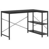 vidaXL Biurko komputerowe, czarne 110x72x70 cm materiał drewnopochodny