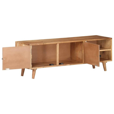 vidaXL Szafka pod TV, 115x30x39 cm, lite drewno akacjowe