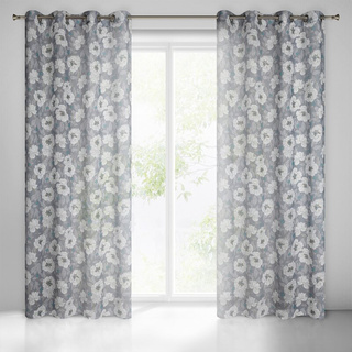 Zasłona Fabia popielata 140x250